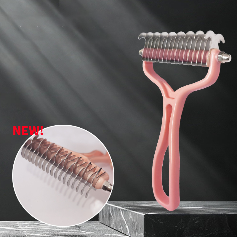 2-in-1 Pet Dematting & Deshedding Comb