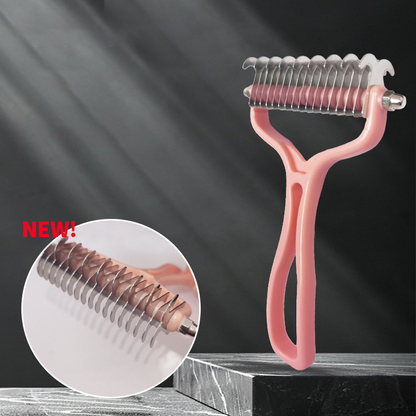 2-in-1 Pet Dematting & Deshedding Comb