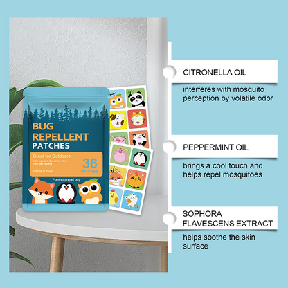 🥳2026 HOT SALE🥳💞50K+ SOLD!🏆🦟 50% OFF! Mosquito Repellent Patches – Waterproof & sweatproof, natural ingredients. Cute designs, gentle on skin. Last day! 🌸✨