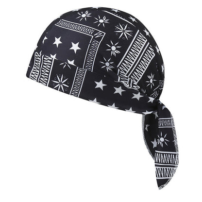 Paisley Cooling Headscarf Cap Set, Motorcycle Pirate Head Wrap Safety Helmet Liner, Elastic Fit Hand Washable Multifunctional Outdoor Headwear for Athletes & Outdoor Enthusiasts