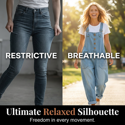 Trending Now👖 Baggy Denim Overalls with Adjustable Straps – Relaxed Fit & Deep Pockets for Everyday Comfort