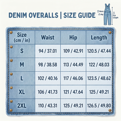 Trending Now👖 Baggy Denim Overalls with Adjustable Straps – Relaxed Fit & Deep Pockets for Everyday Comfort