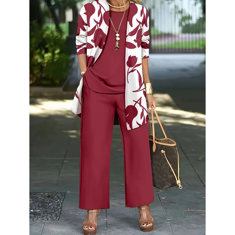 Ursula - Soft-Touch 3-Piece Floral Set
