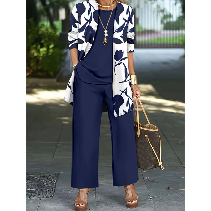 Ursula - Soft-Touch 3-Piece Floral Set