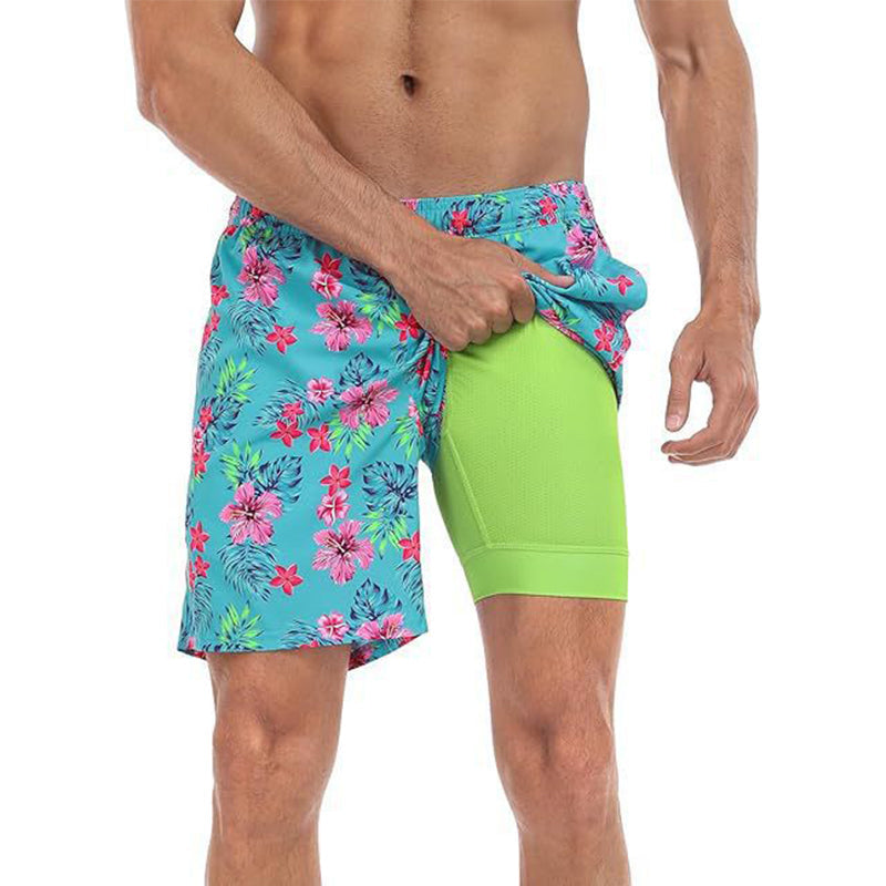 🔥 50% OFF TODAY! ⏰ Men's 2-in-1 Comfort-Lined Shorts 💪 Lightweight, Stretchy & Built for Performance