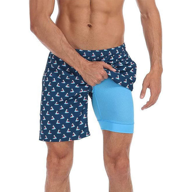 🔥 50% OFF TODAY! ⏰ Men's 2-in-1 Comfort-Lined Shorts 💪 Lightweight, Stretchy & Built for Performance