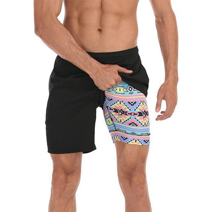 🔥 50% OFF TODAY! ⏰ Men's 2-in-1 Comfort-Lined Shorts 💪 Lightweight, Stretchy & Built for Performance