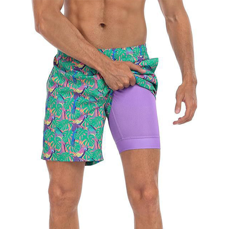 🔥 50% OFF TODAY! ⏰ Men's 2-in-1 Comfort-Lined Shorts 💪 Lightweight, Stretchy & Built for Performance