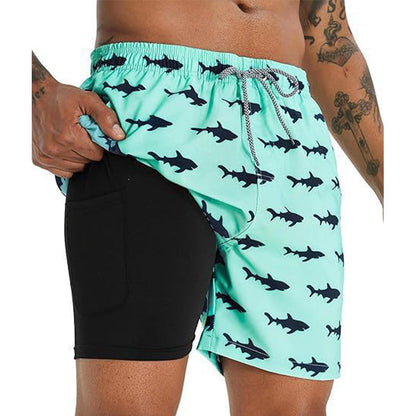 🔥 50% OFF TODAY! ⏰ Men's 2-in-1 Comfort-Lined Shorts 💪 Lightweight, Stretchy & Built for Performance