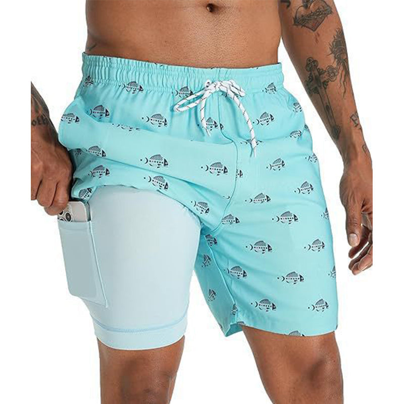 🔥 50% OFF TODAY! ⏰ Men's 2-in-1 Comfort-Lined Shorts 💪 Lightweight, Stretchy & Built for Performance