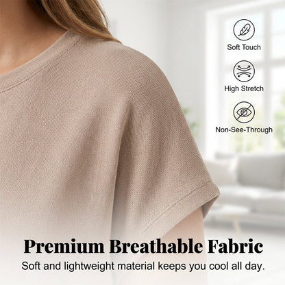 💐Women's T-Shirt Dress – Soft, Pockets, Effortless Midi