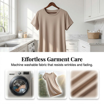 💐Women's T-Shirt Dress – Soft, Pockets, Effortless Midi