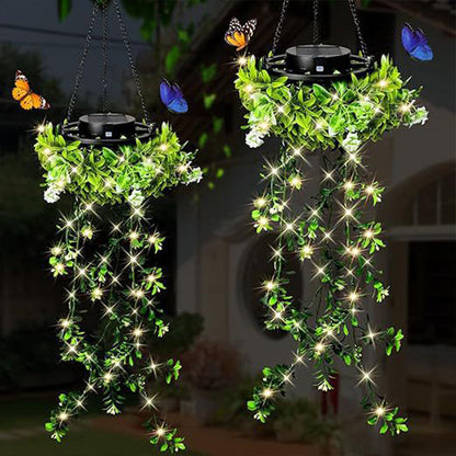 ⏳Limited-time 50% off⏰Solar-Powered Hanging Milan Grass Light🌞💡