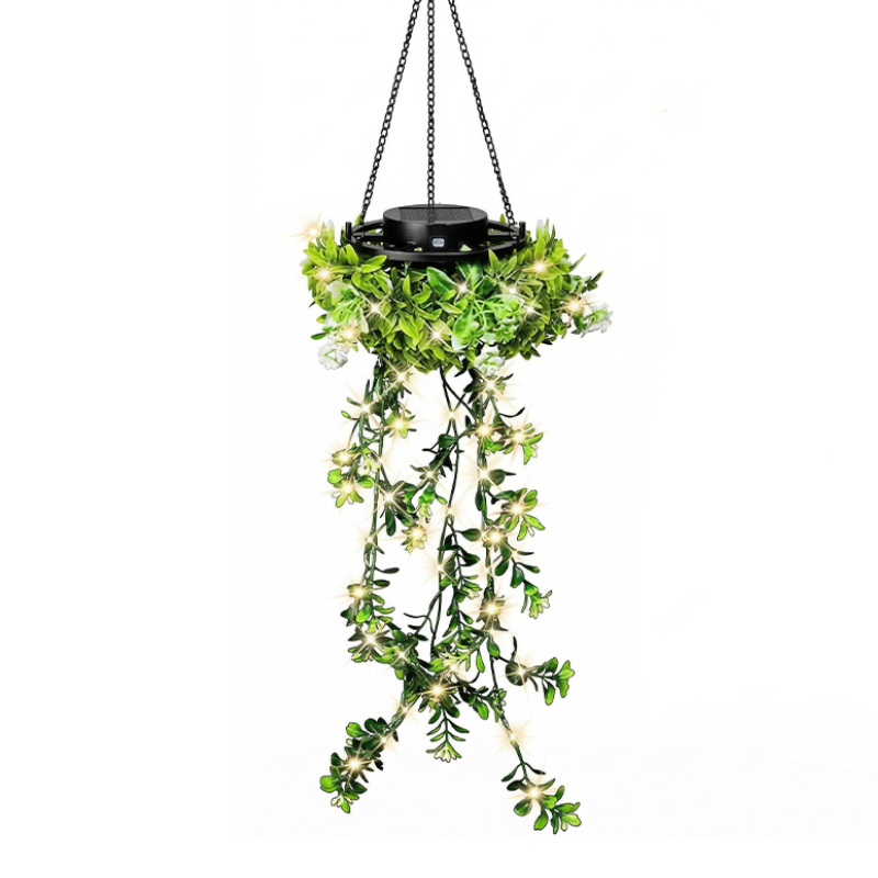 ⏳Limited-time 50% off⏰Solar-Powered Hanging Milan Grass Light🌞💡
