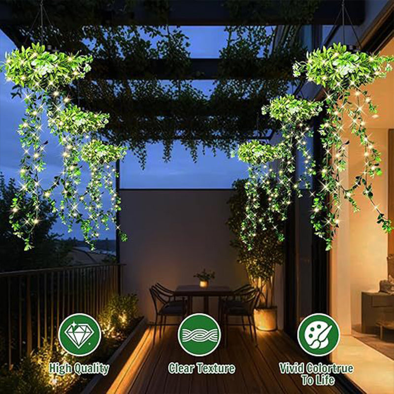 ⏳Limited-time 50% off⏰Solar-Powered Hanging Milan Grass Light🌞💡