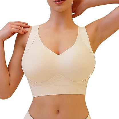 🔥 60% OFF TODAY! 💖 Soft Intention Plus Size Jelly Bra ✨ Back Fat Smoothing, Seamless Push-Up Comfort