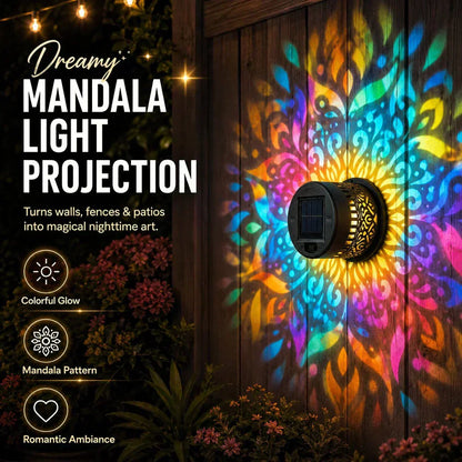 💐 50% OFF! Solar Mandala Light – Bohemian Garden Decor, Enchanting Pattern Projection 🌸🌀 【Limited Time】