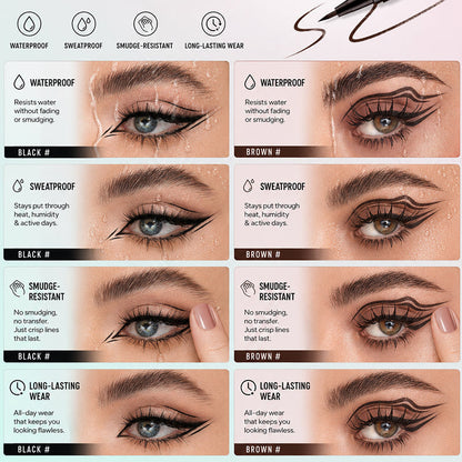 🔥 BUY 1 GET 1 FREE | Waterproof Liquid Eyeliner Pen – Smudge-Proof, Sweat-Proof & Long-Lasting All Day
