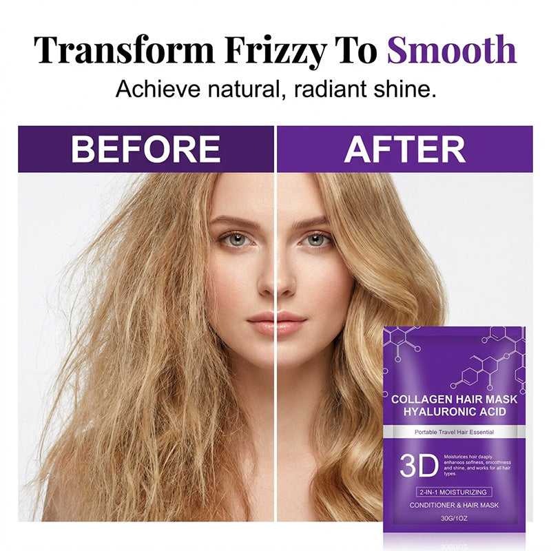 💇‍♀️ BUY 1 GET 1 FREE! 💖 Hyaluronic Acid Hair Mask ✨ Deep Repair, Intense Hydration & Silky-Smooth Hair