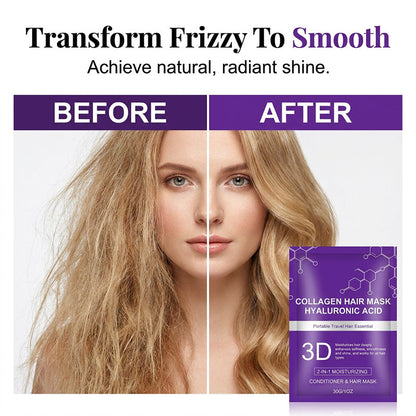 💇‍♀️ BUY 1 GET 1 FREE! 💖 Hyaluronic Acid Hair Mask ✨ Deep Repair, Intense Hydration & Silky-Smooth Hair