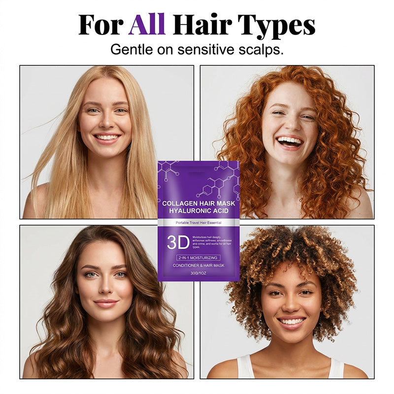 💇‍♀️ BUY 1 GET 1 FREE! 💖 Hyaluronic Acid Hair Mask ✨ Deep Repair, Intense Hydration & Silky-Smooth Hair