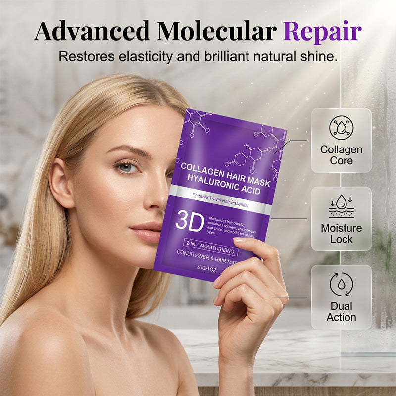 💇‍♀️ BUY 1 GET 1 FREE! 💖 Hyaluronic Acid Hair Mask ✨ Deep Repair, Intense Hydration & Silky-Smooth Hair
