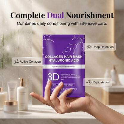 💇‍♀️ BUY 1 GET 1 FREE! 💖 Hyaluronic Acid Hair Mask ✨ Deep Repair, Intense Hydration & Silky-Smooth Hair