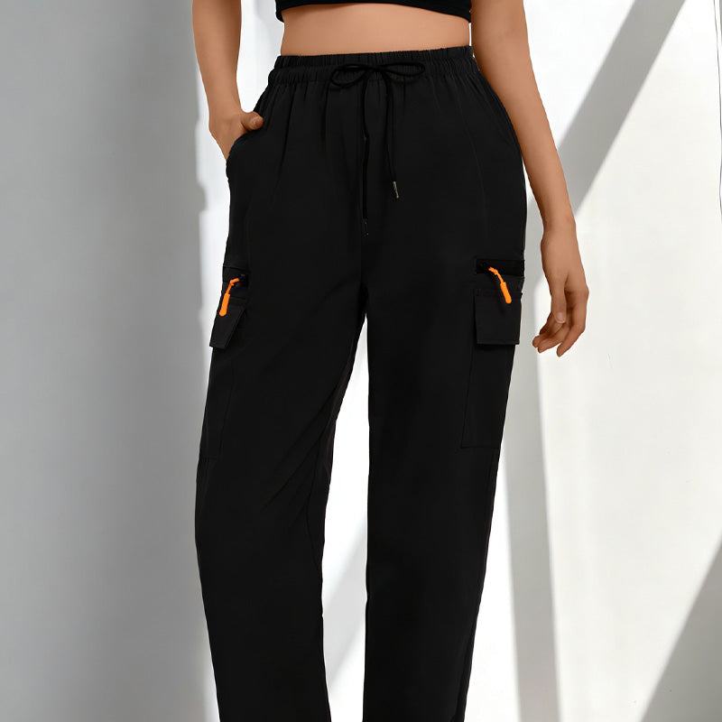 Becca - Drawstring Cargo Trousers