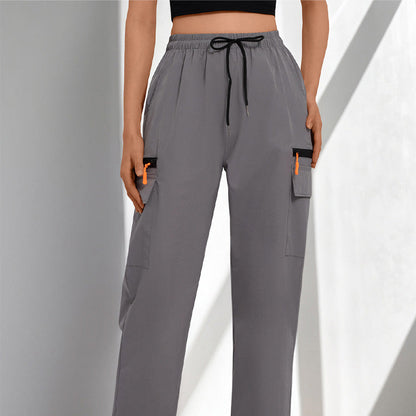 Becca - Drawstring Cargo Trousers