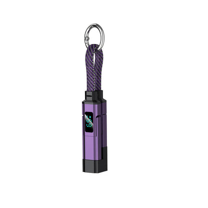 🚨 The Only Charging Cable You’ll Ever Need! 🔋4-in-1 Digital Display Keychain Charging Cable ⚡ Fast Charging, Portable & Multi-Device Compatible
