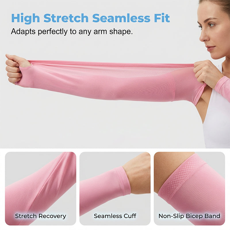 ☀️ BUY 2 GET 1 FREE | Cooling UV Protection Arm Sleeves – Stay Cool & Sun Safe All Summer