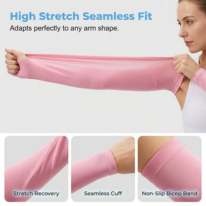 ☀️ BUY 2 GET 1 FREE | Cooling UV Protection Arm Sleeves – Stay Cool & Sun Safe All Summer