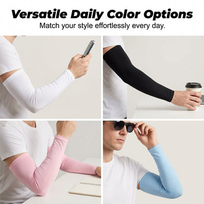 ☀️ BUY 2 GET 1 FREE | Cooling UV Protection Arm Sleeves – Stay Cool & Sun Safe All Summer