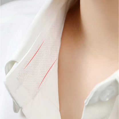 💦 Stay Fresh All Day! 💗 Disposable Collar & Cuff Sweat Liners ✨ Invisible Protection for Shirts & Jackets