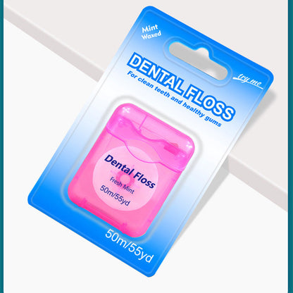 🔥 BUY 2 GET 1 FREE! 🦷 50m Mint Flavored Dental Floss 🌿 Fresh Breath & Effective Plaque Removal