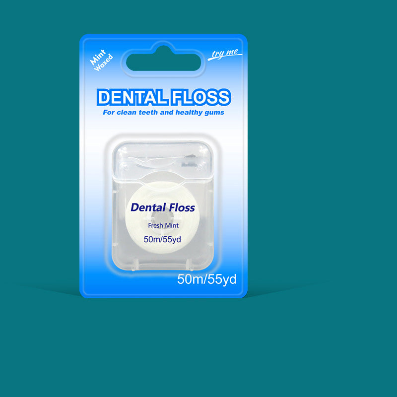 🔥 BUY 2 GET 1 FREE! 🦷 50m Mint Flavored Dental Floss 🌿 Fresh Breath & Effective Plaque Removal