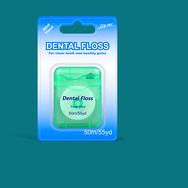 🔥 BUY 2 GET 1 FREE! 🦷 50m Mint Flavored Dental Floss 🌿 Fresh Breath & Effective Plaque Removal