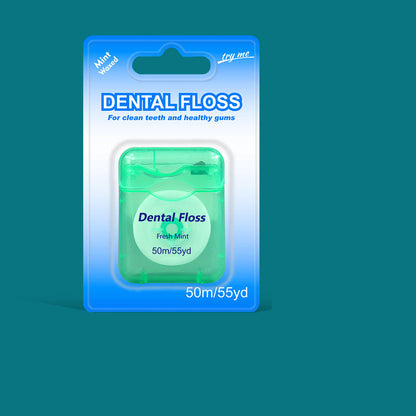 🔥 BUY 2 GET 1 FREE! 🦷 50m Mint Flavored Dental Floss 🌿 Fresh Breath & Effective Plaque Removal