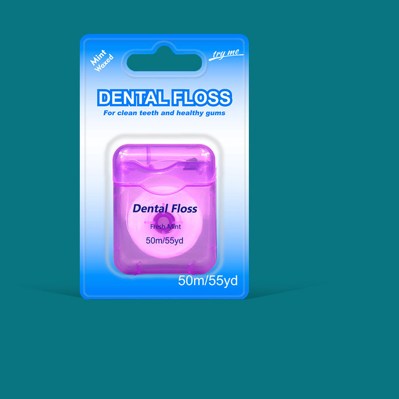 🔥 BUY 2 GET 1 FREE! 🦷 50m Mint Flavored Dental Floss 🌿 Fresh Breath & Effective Plaque Removal