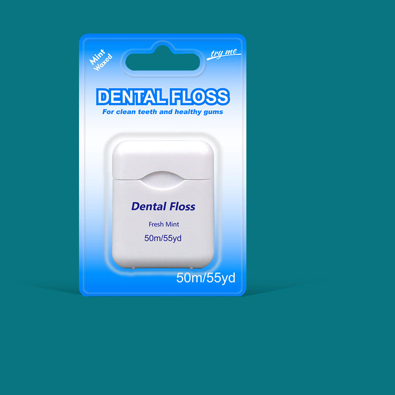 🔥 BUY 2 GET 1 FREE! 🦷 50m Mint Flavored Dental Floss 🌿 Fresh Breath & Effective Plaque Removal