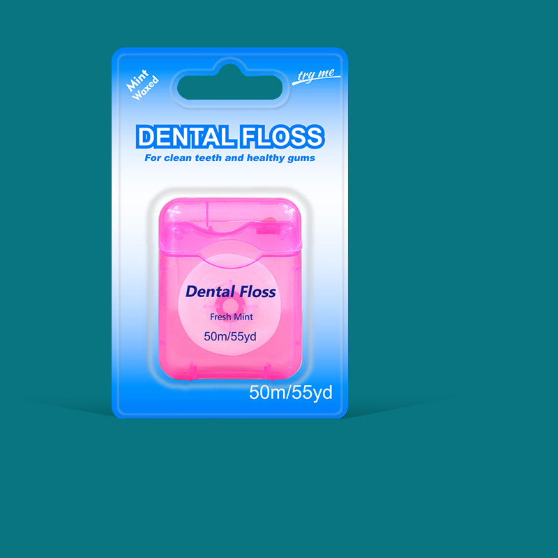 🔥 BUY 2 GET 1 FREE! 🦷 50m Mint Flavored Dental Floss 🌿 Fresh Breath & Effective Plaque Removal