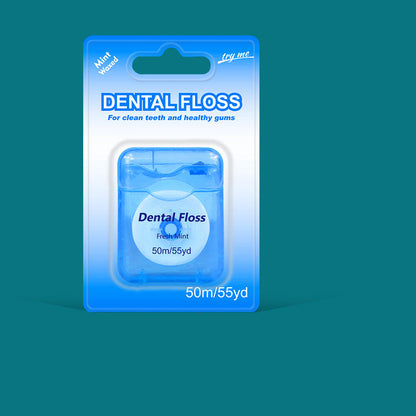🔥 BUY 2 GET 1 FREE! 🦷 50m Mint Flavored Dental Floss 🌿 Fresh Breath & Effective Plaque Removal