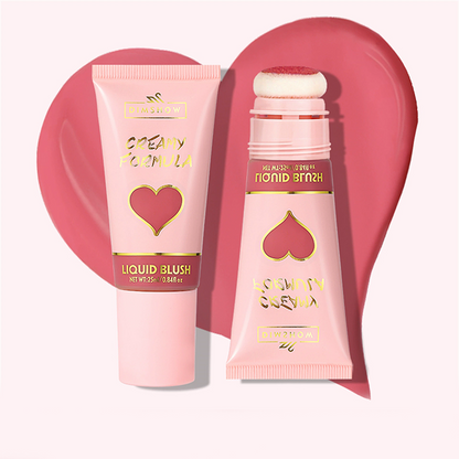 🔥 BUY 2 GET 1 FREE! 💖 Long-Lasting Liquid Blush Wand ✨ Natural Rosy Glow & Lightweight Formula