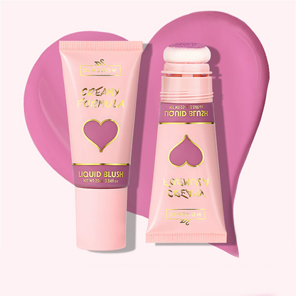 🔥 BUY 2 GET 1 FREE! 💖 Long-Lasting Liquid Blush Wand ✨ Natural Rosy Glow & Lightweight Formula