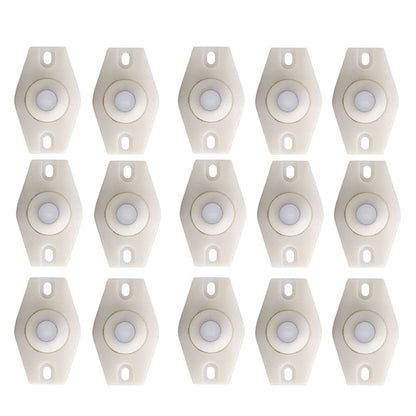 💖 50% OFF TODAY ONLY! 🎁 Universal 360° Rotating Self-Adhesive Wheels Set ✨ Smooth 360° Movement for Bins, Boxes & Furniture