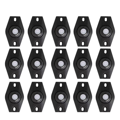 💖 50% OFF TODAY ONLY! 🎁 Universal 360° Rotating Self-Adhesive Wheels Set ✨ Smooth 360° Movement for Bins, Boxes & Furniture