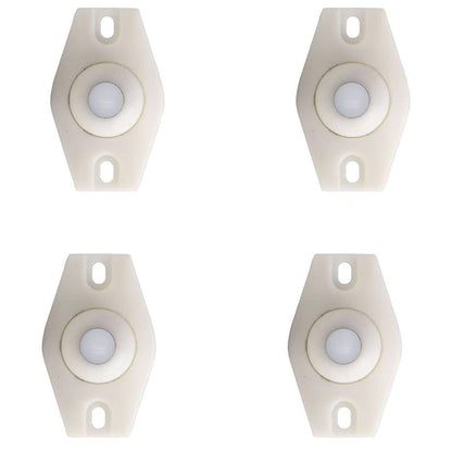 💖 50% OFF TODAY ONLY! 🎁 Universal 360° Rotating Self-Adhesive Wheels Set ✨ Smooth 360° Movement for Bins, Boxes & Furniture