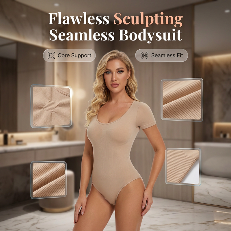 💖 60% OFF TODAY! ✨ Seamless Tummy Control Shapewear Bodysuit 👗 Sculpt, Smooth & Shape Instantly