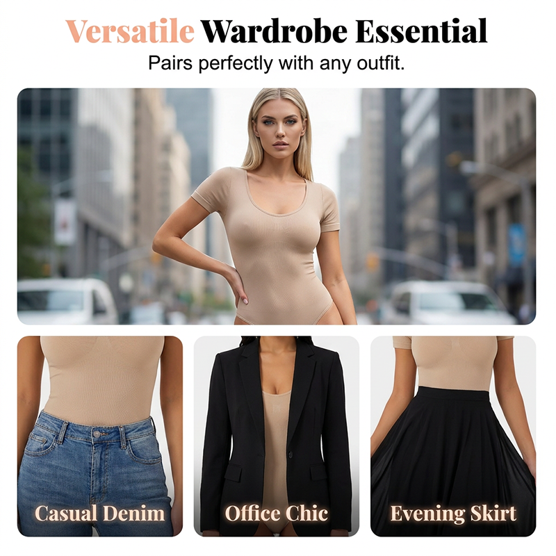 💖 60% OFF TODAY! ✨ Seamless Tummy Control Shapewear Bodysuit 👗 Sculpt, Smooth & Shape Instantly