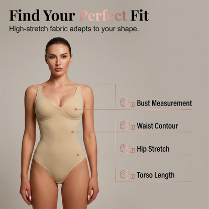 🔥 60% OFF TODAY! ✨ Seamless V-Neck Shapewear Bodysuit for Women 💖 Tummy Control, Waist Sculpting & All-Day Comfort